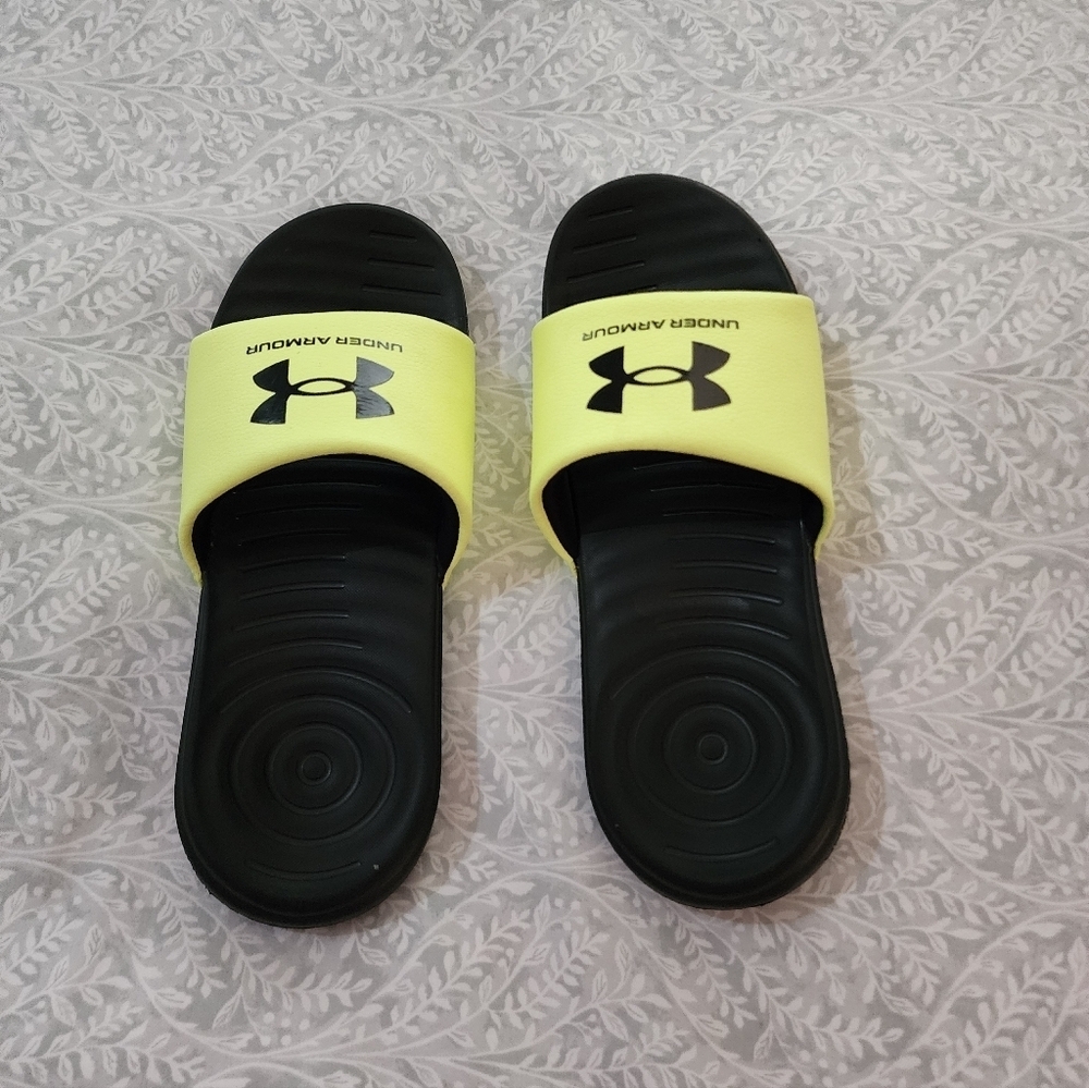 Under Armour Kids' Ansa Graphic Sandals, Size 6 Big Kids - Picture 6 of 9